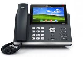 Global Teck Bundle of Yealink T48S SIP POE Office Phone Bundle with Power Supply and Microfiber Cloth Vonage 8x8 Requires VoIP Service Ring Central Mitel or Cloud Services 